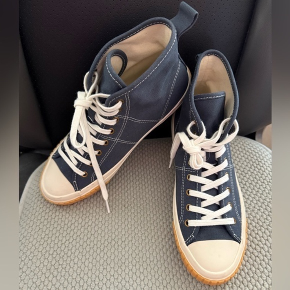 J. Crew Navy Sneakers